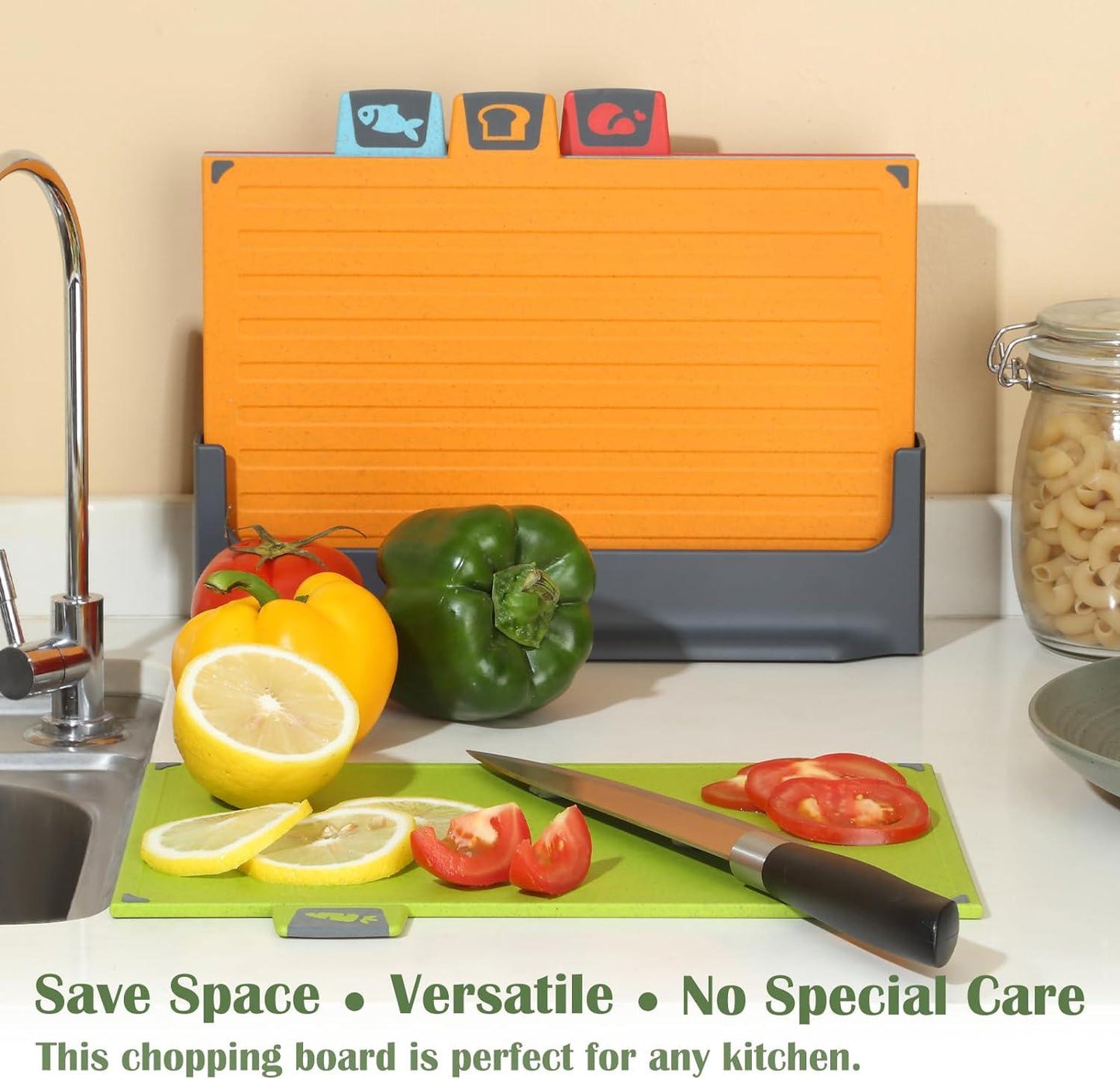 CookerCorner™ Smart chopping board set